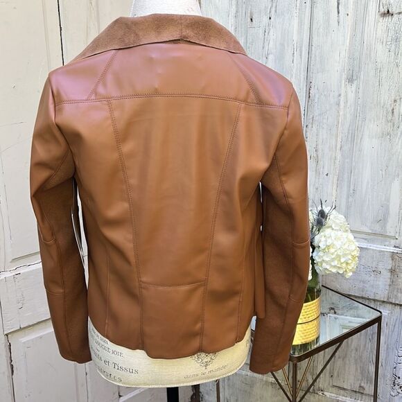 BAGATELLE FAUX LEATHER JACKET. Size S NWOT - Picture 5 of 6